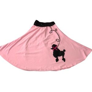 Pink Poodle 50s Sock Hop Grease Skirt Size 8-10